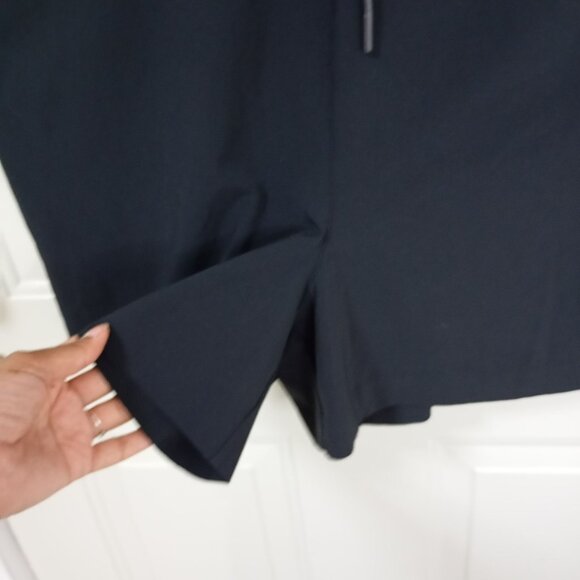 INC International Romper Black Sleeveless Drawstring Waist Button Front Women XL - Picture 5 of 13